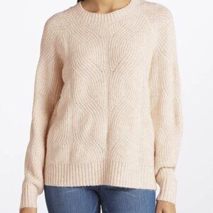 Stitch Fix Market & Spruce Emma Chunky Beige Crewneck Sweater | Size XXL